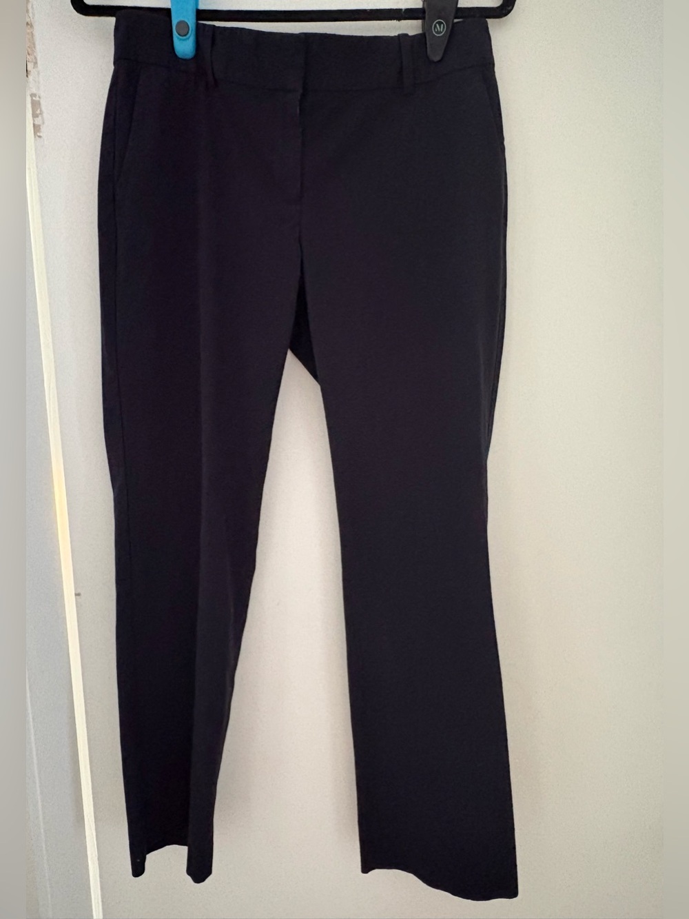 Ann Taylor Navy Straight-Leg Dress Pants